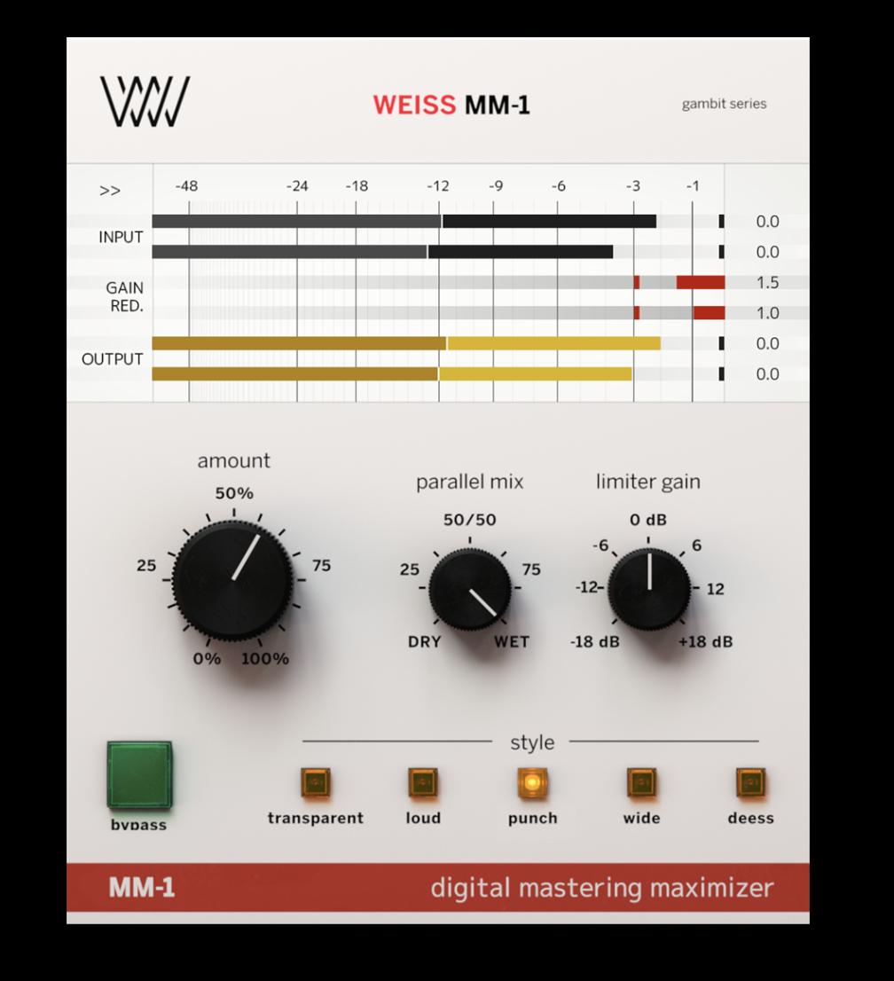 Softube Weiss MM-1 Mastering Maximizer
